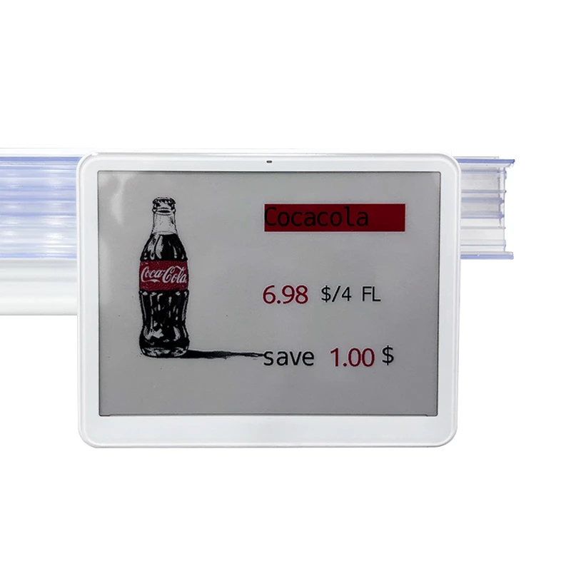 5.8 Pulgadas Electrónico Precio Etiqueta Extrusión Canal
