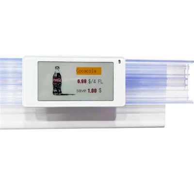 2.6 Pulgada Electrónico Precio Etiqueta Extrusión Canal